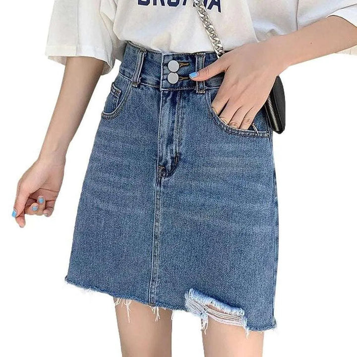 Fashion mini jeans skirt