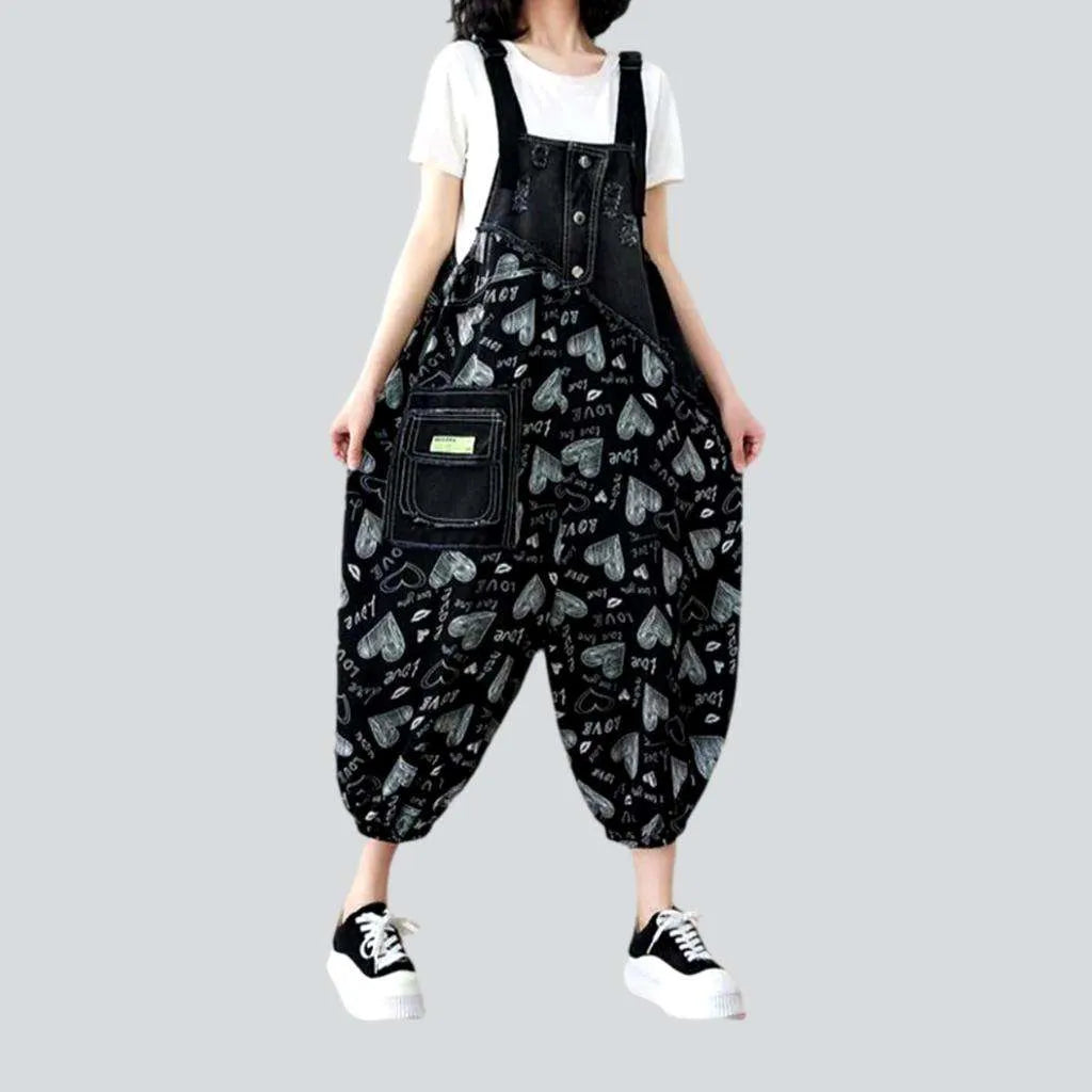 Fashion women's denim dungaree | Jeans4you.shop