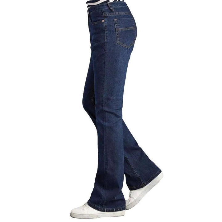 Fashionable boot cut men's jeans