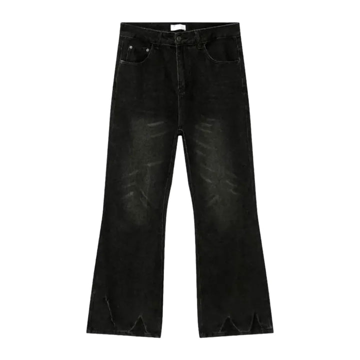 Floor-length jeans
 for men