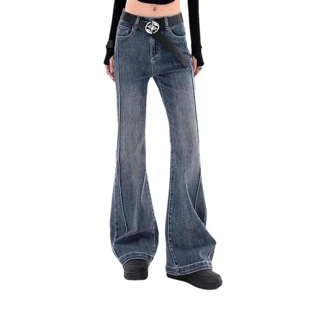 Grey cast women's low-waist jeans