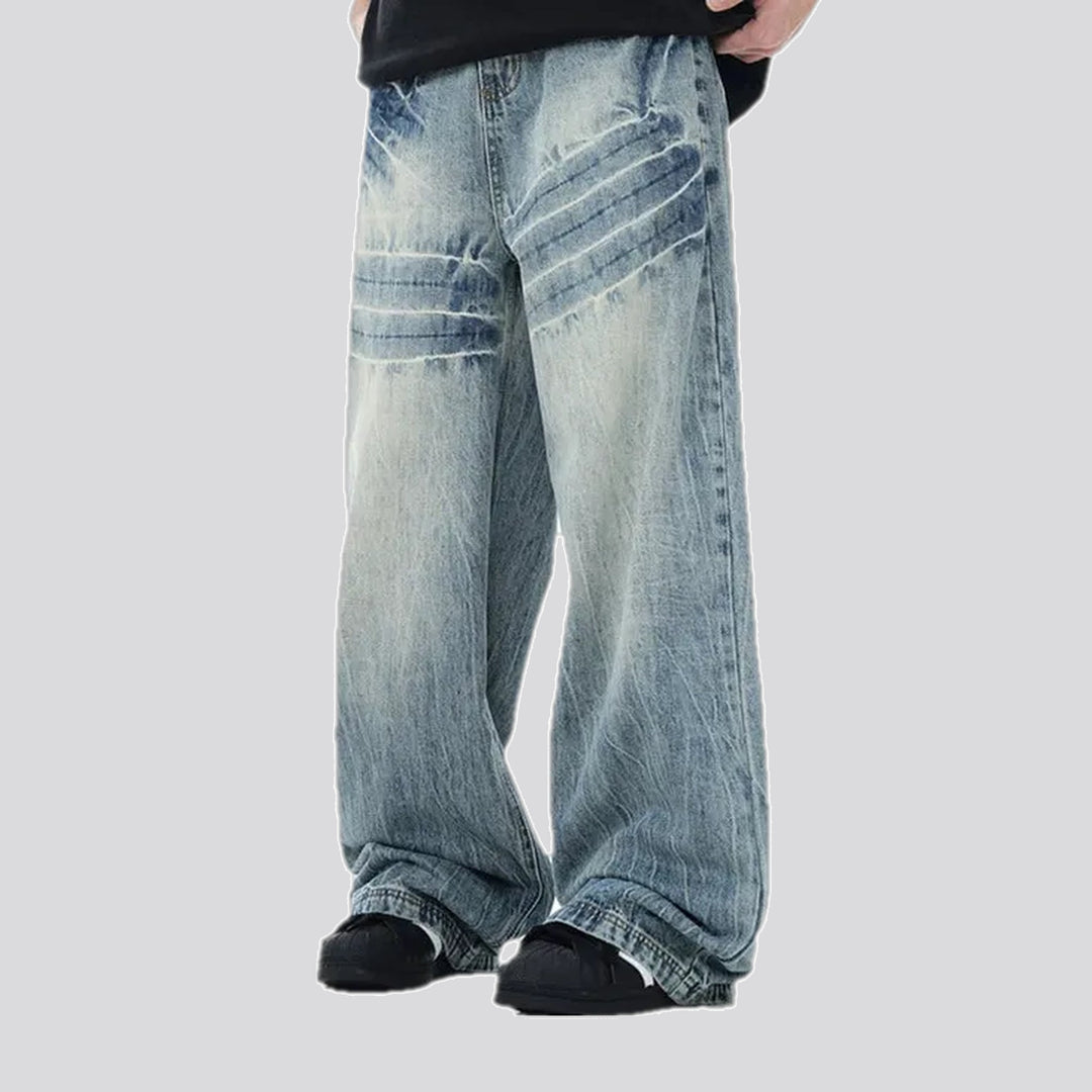 Grunge Fashion Cargo Fit Jeans for Men | Jeans4you.shop