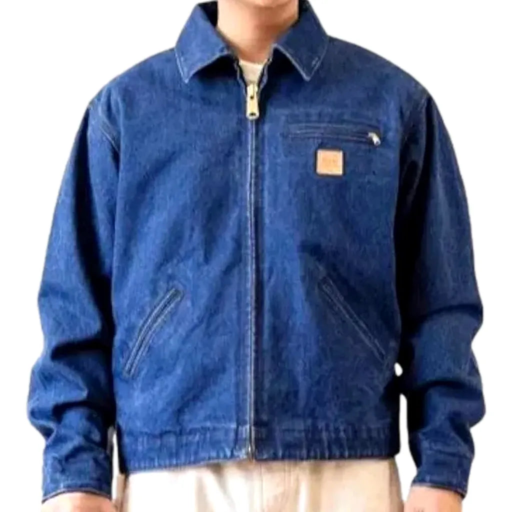 Heavyweight men's jean jacket