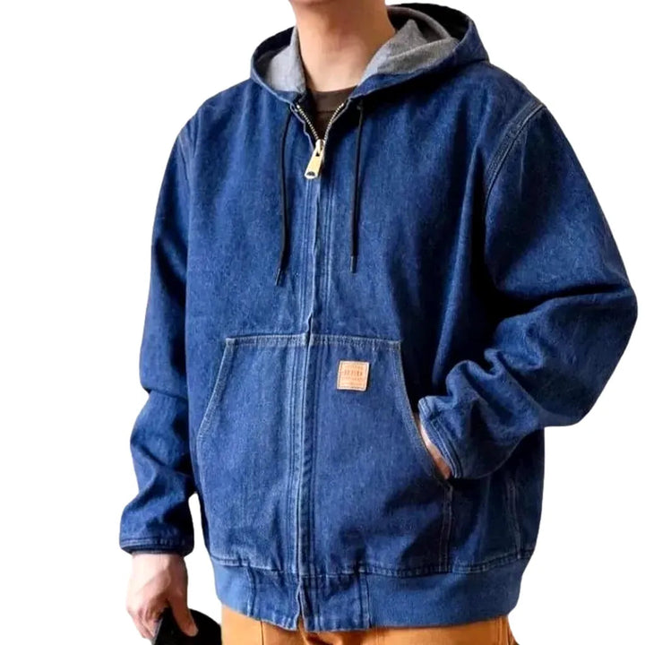 High-quality 15oz denim jacket for men