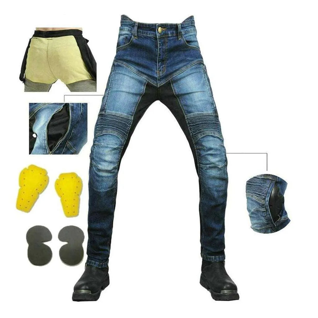 High-quality breathable biker jeans