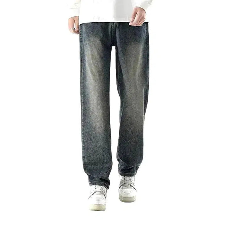 High-waist 90s jeans
 for men