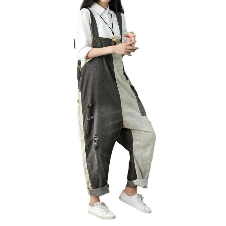 Jeans Overall for Women - Grey