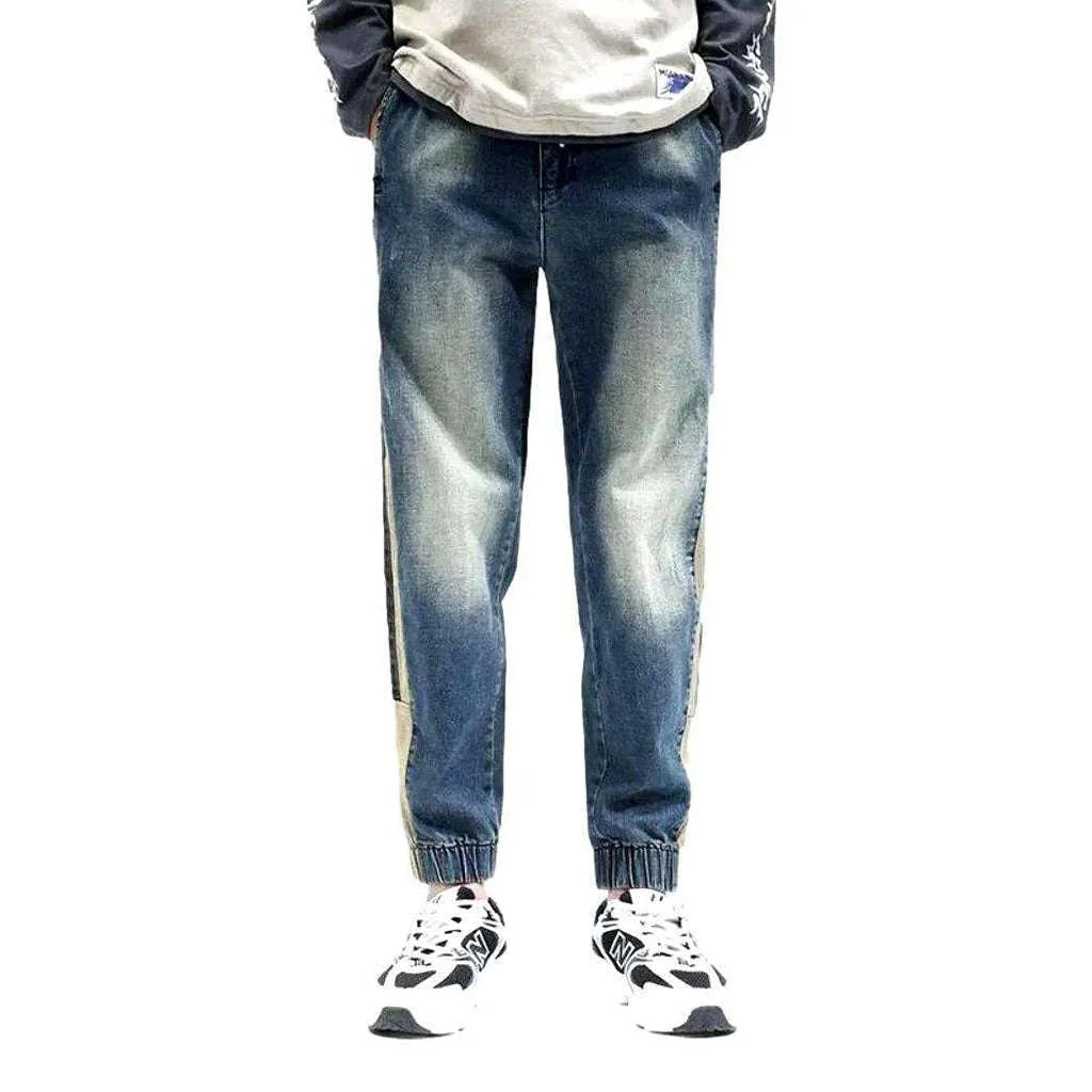 Joggers men's jeans with bands