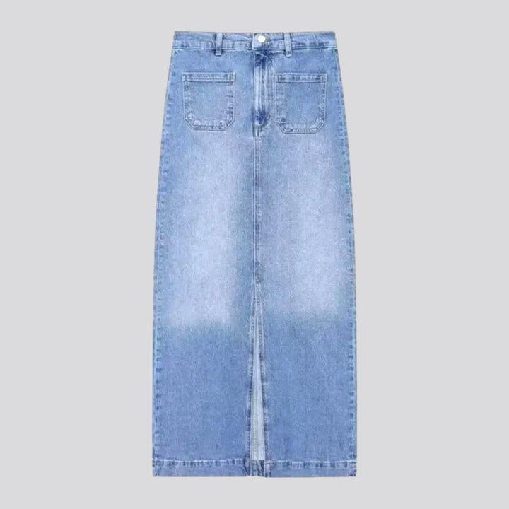 Lightweight 90s Casual Denim Skirt | Jeans4you.shop