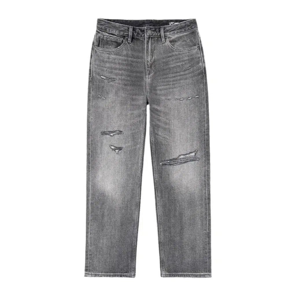 Jean Replay Maestro Stretch - Coupe Regular Fit - Gris Déchiré (ripped) - Neuf Avec étiquettes
