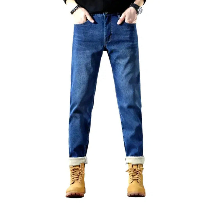 Men's fleece jeans