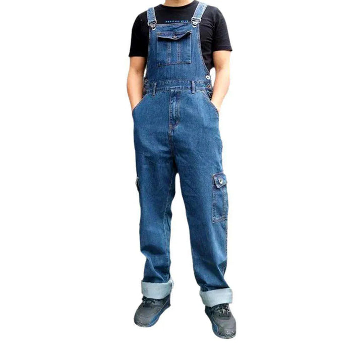 Men's Jean Bib Overall - Blue