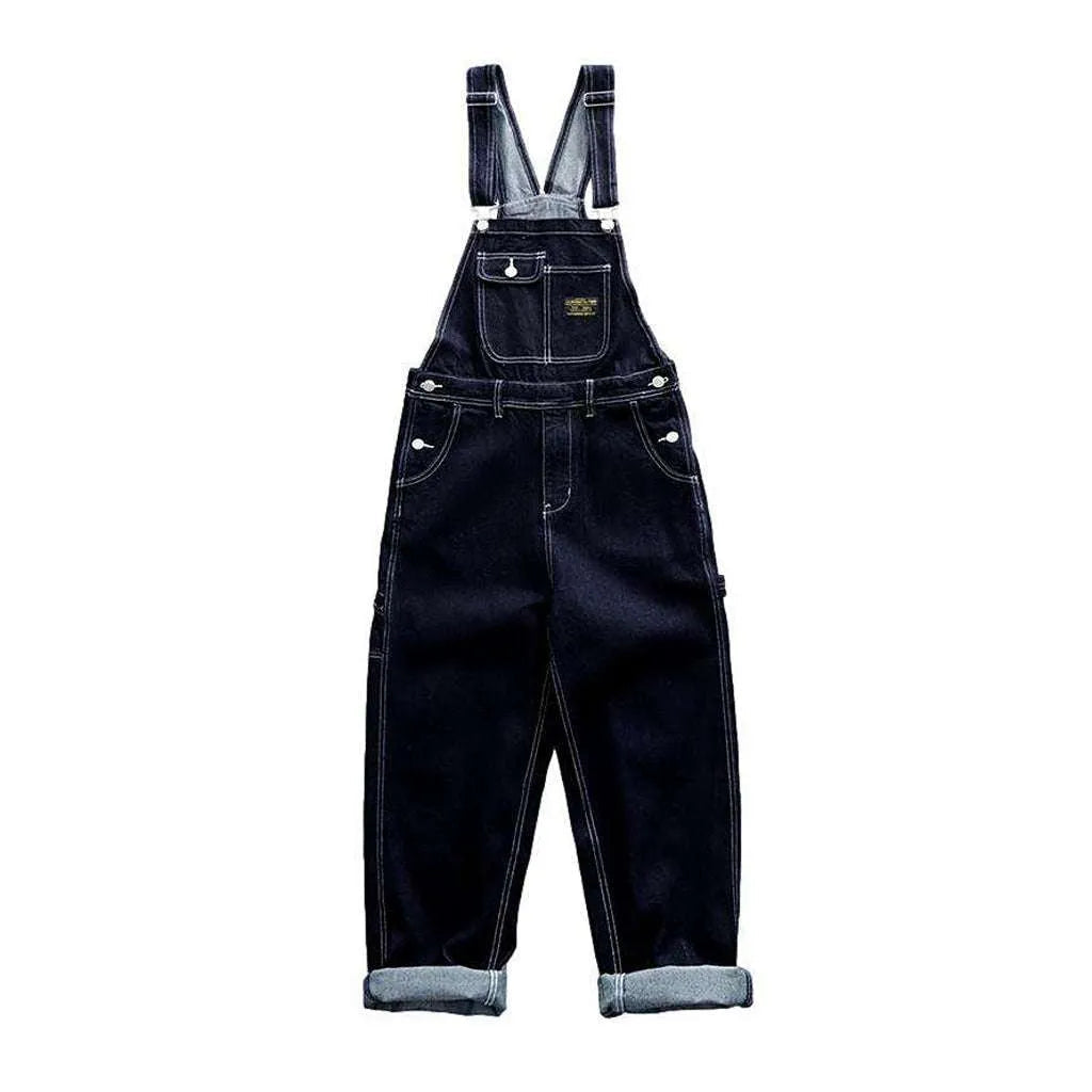 Men's Jeans Bib Overall - Dark Blue