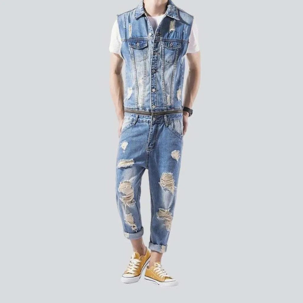 Men's jeans jumpsuit | Jeans4you.shop