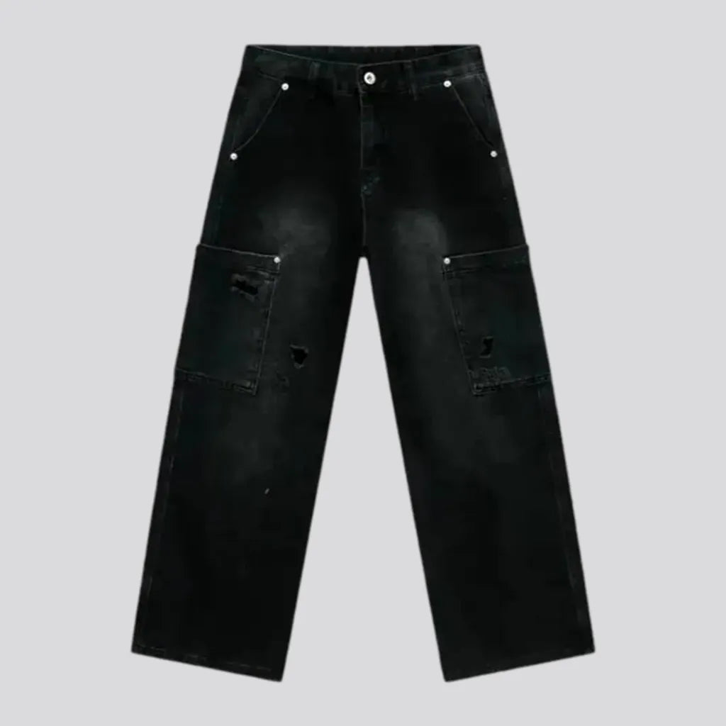 Mid Rise Grunge Street Style Men's Jeans | Jeans4you.shop