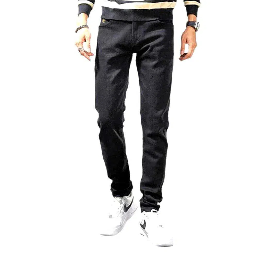 Monochrome men's casual jeans