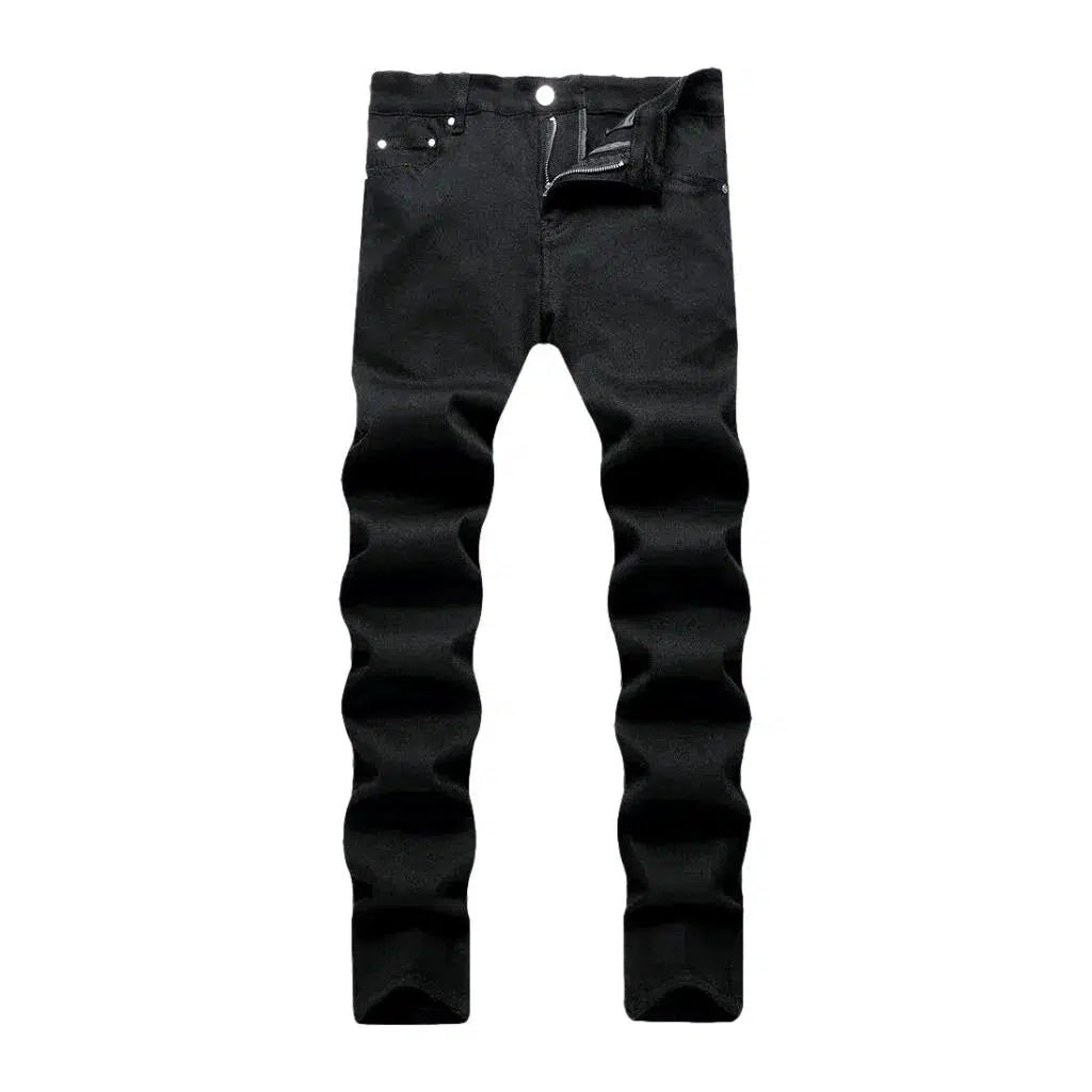 Monochrome skinny jeans
 for men