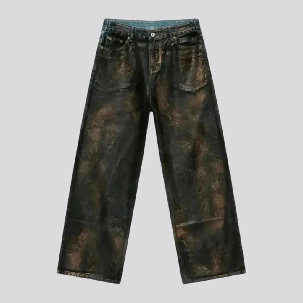 Over Dyed Mid Rise Fashion Jeans for Men | Jeans4you.shop