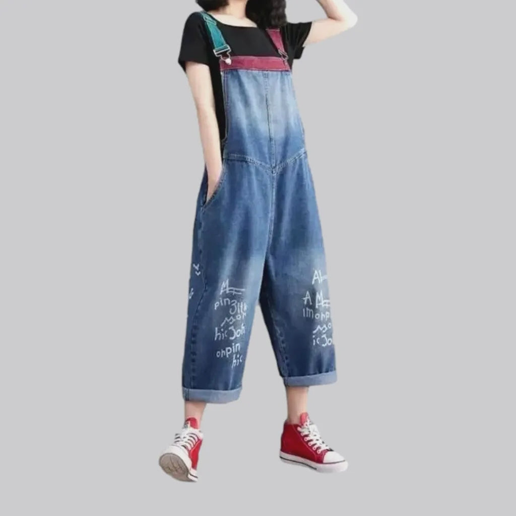 Denim women's baggy overall | Jeans4you.shop