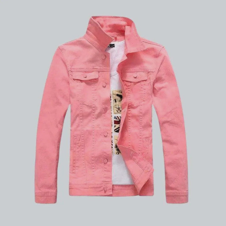 Fancy color men's denim jacket | Jeans4you.shop