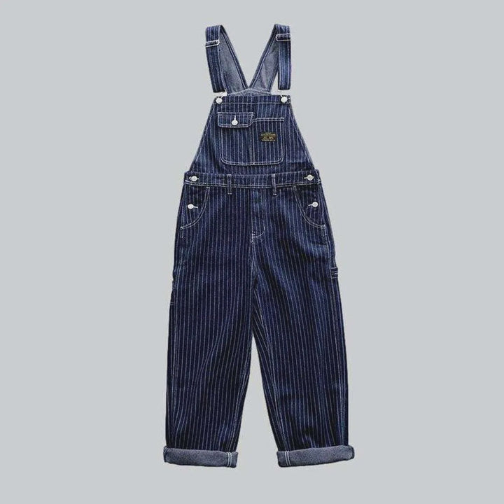 Cool striped men's jean overall | Jeans4you.shop