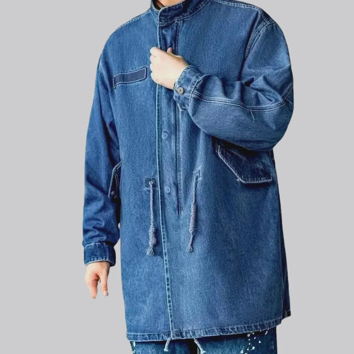 Boho oversized jeans coat for men | Jeans4you.shop