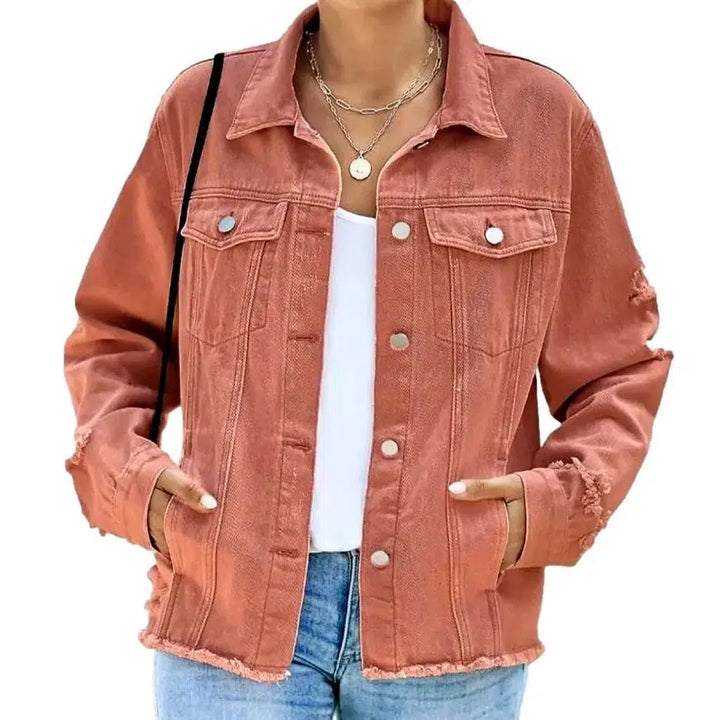 Regular vintage women's jean jacket