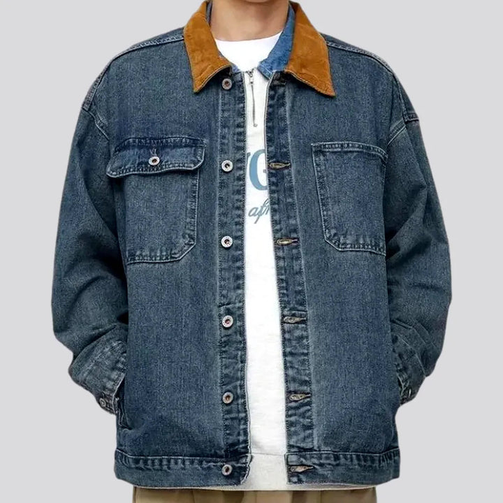 Retro Fit Denim Jacket for Men | Jeans4you.shop