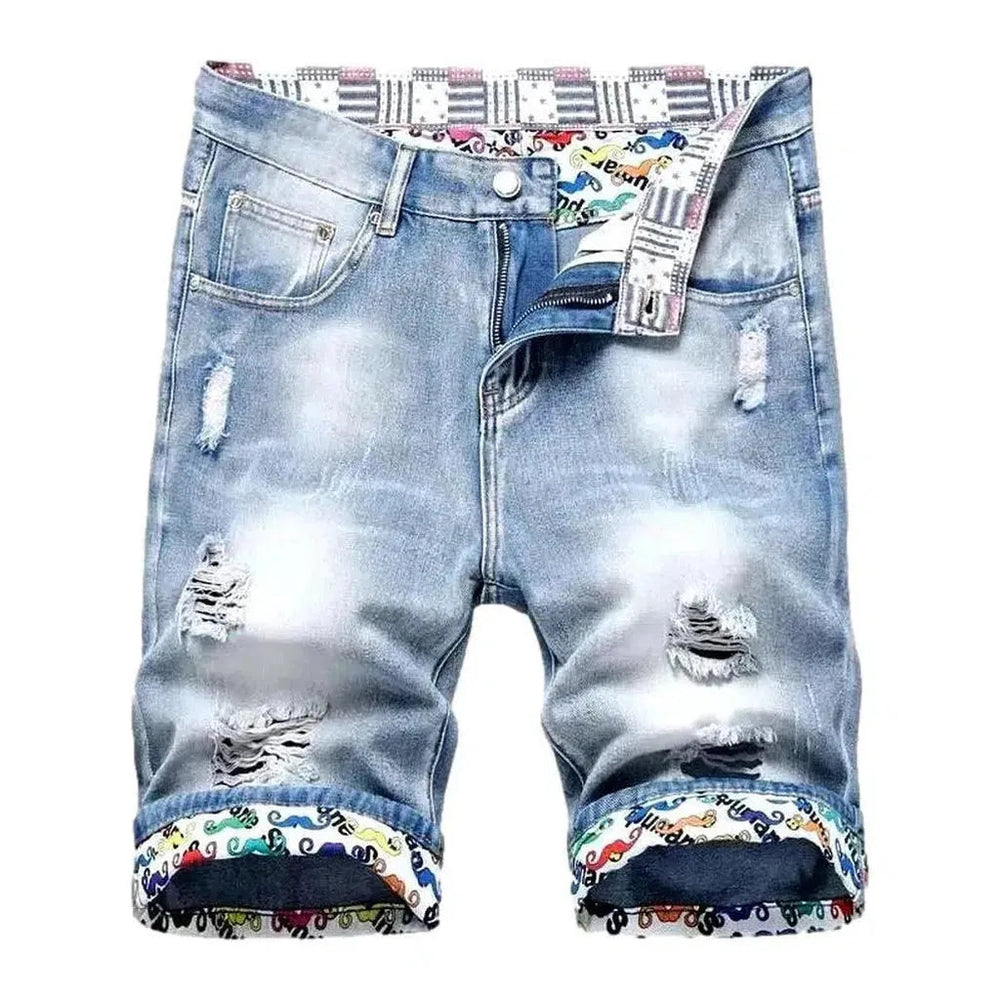 Ripped men's denim shorts | Jeans4you.shop