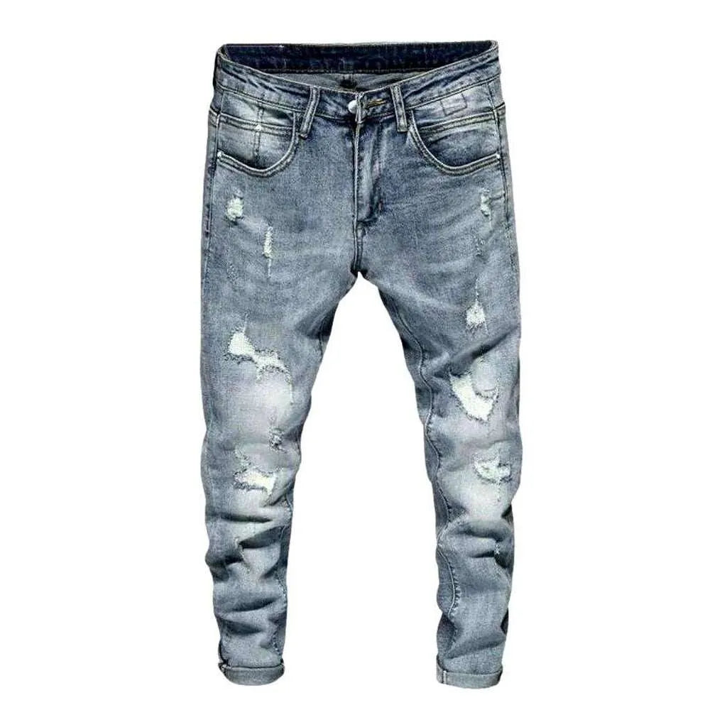 Ripped skinny jeans for men