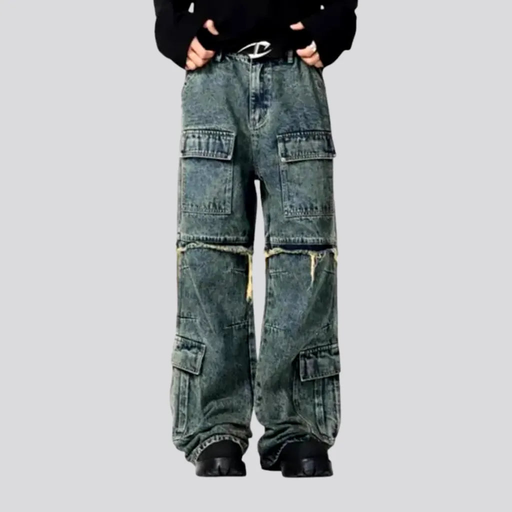 Sanded Boho Baggy Men's Jeans | Jeans4you.shop