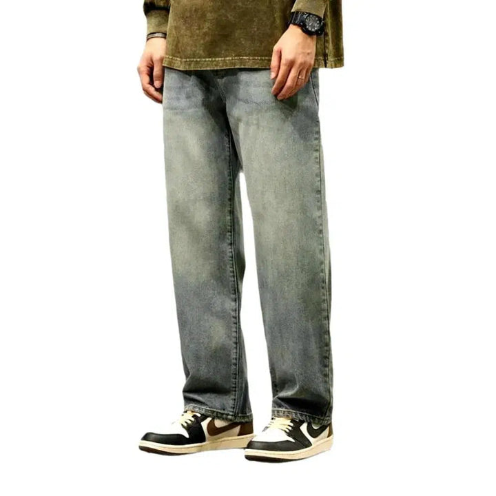 Sanded men's y2k jeans