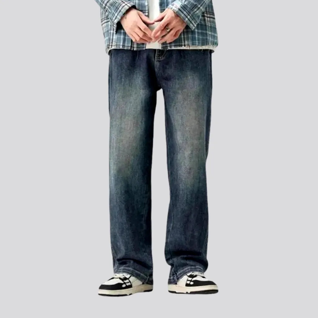 Sanded Vintage Baggy Fit Men's Jeans | Jeans4you.shop