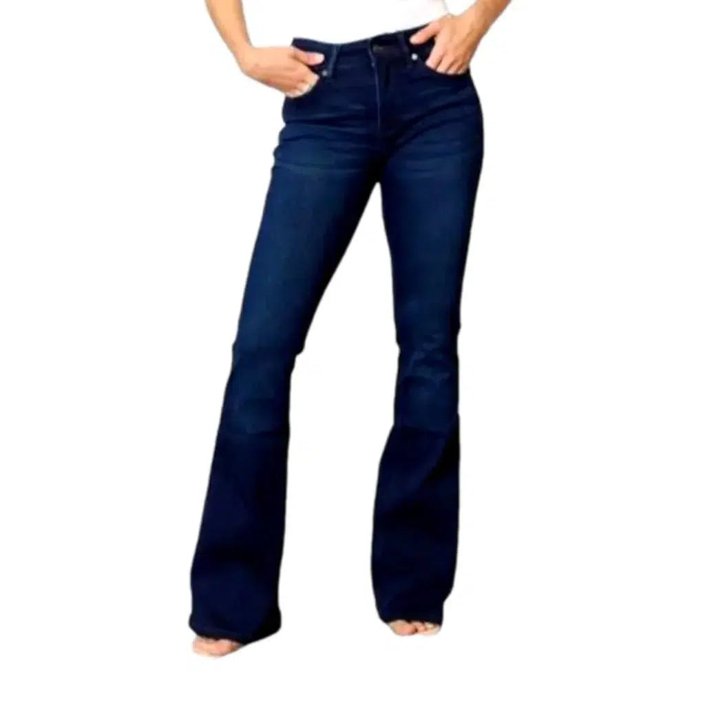 Sanded women's jeans