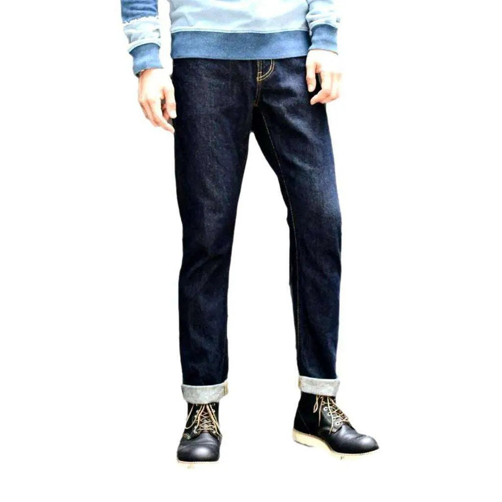 Sanforized selvedge jeans
 for men