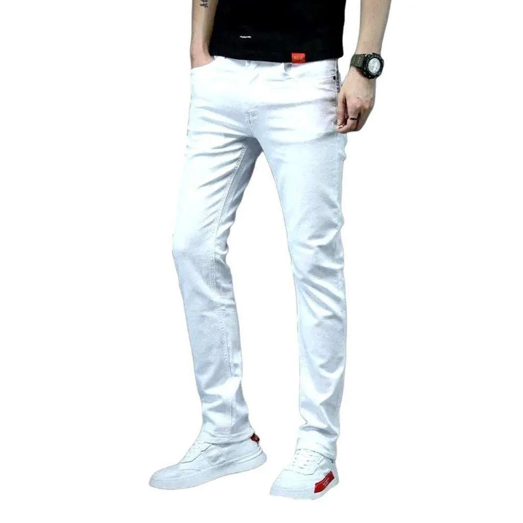 Slim color jeans for men