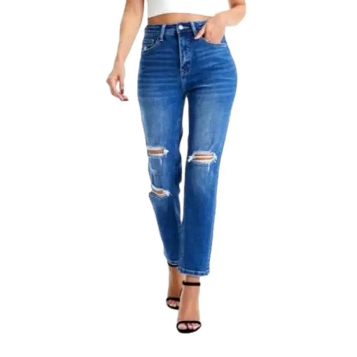 Slim distressed jeans
 for women