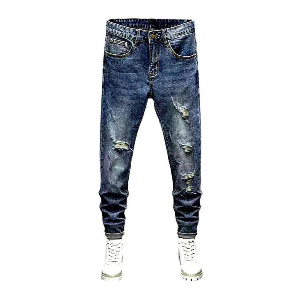 Slim men's street jeans