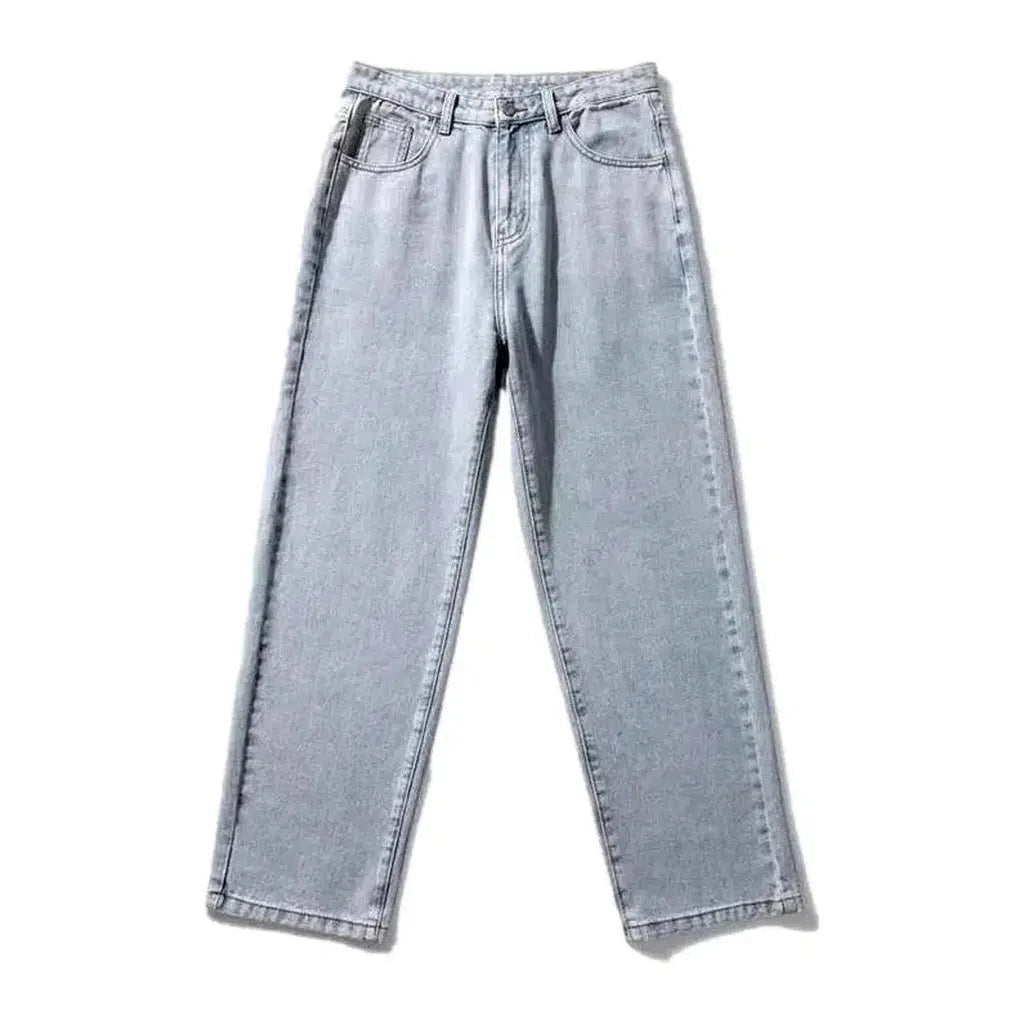 Stonewashed men's jeans