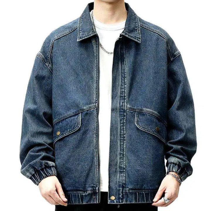 Stonewashed vintage jean jacket
