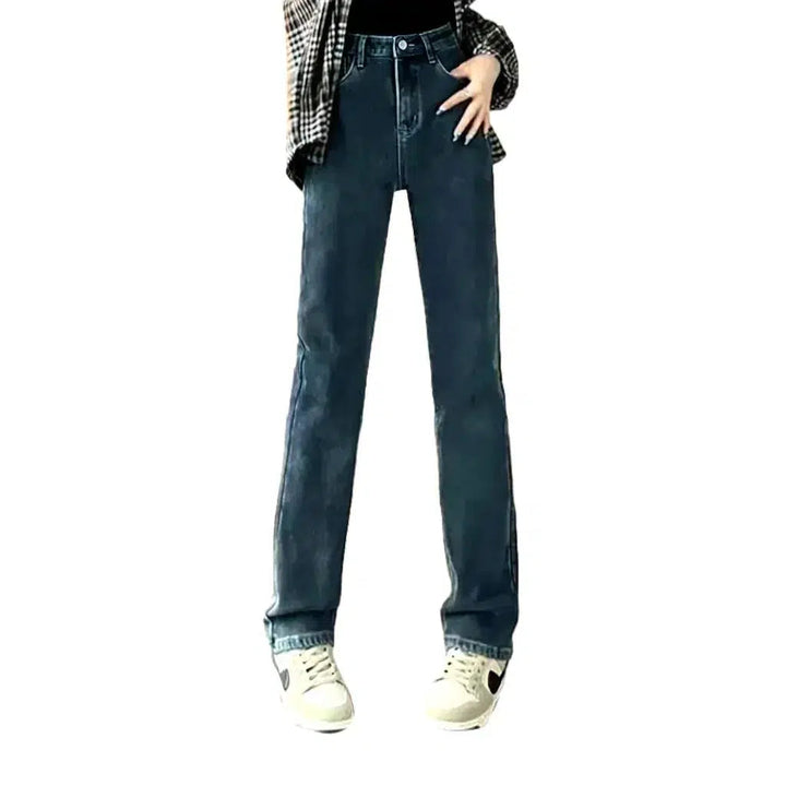 Straight women's 90s jeans
