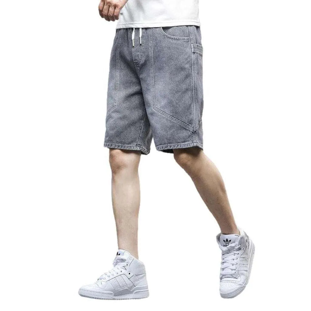 Street fashion men's denim shorts