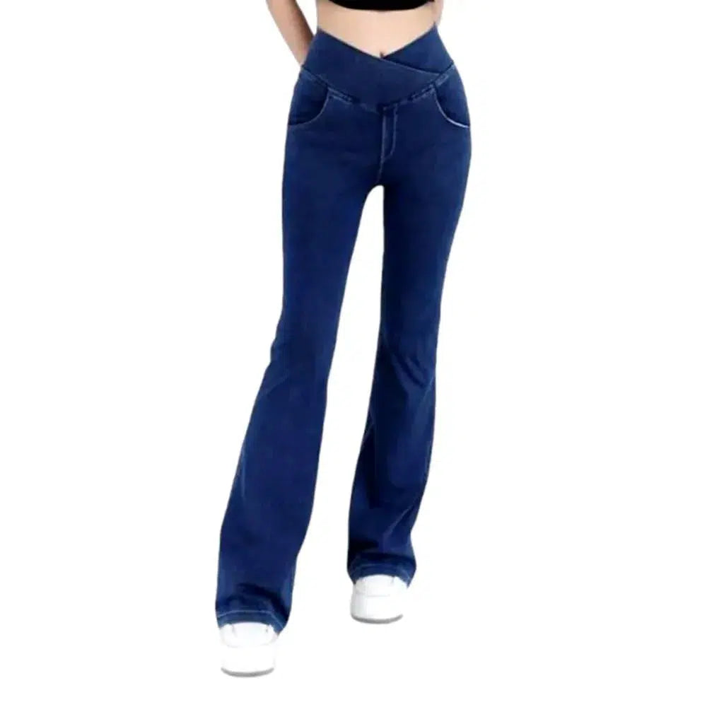 Street floor-length jeans
 for women