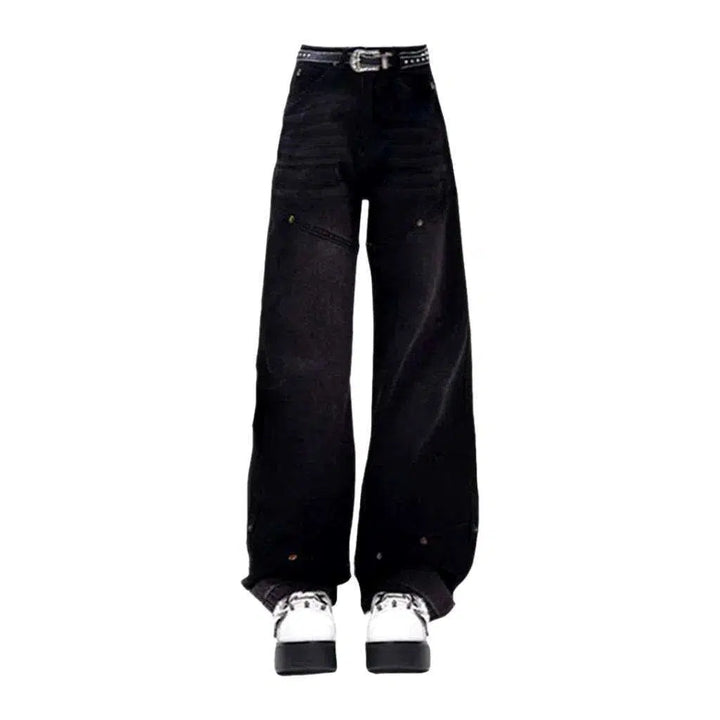 Street gothic jeans
 for women