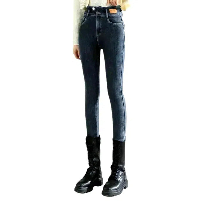 Street insulated jeans
 for ladies
