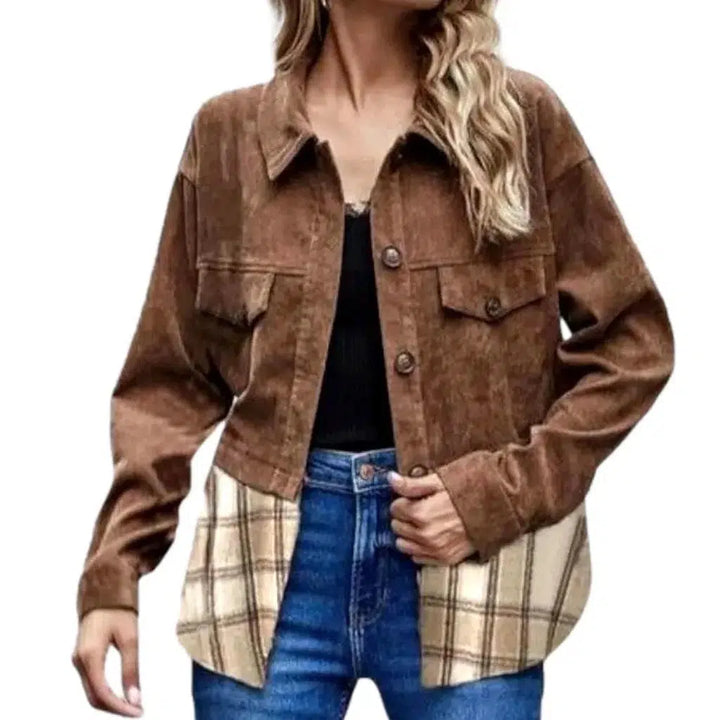 Street vintage jean jacket
 for ladies