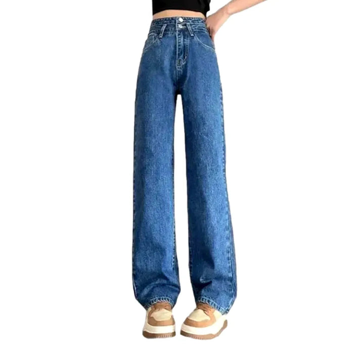 Street wide-leg jeans for women