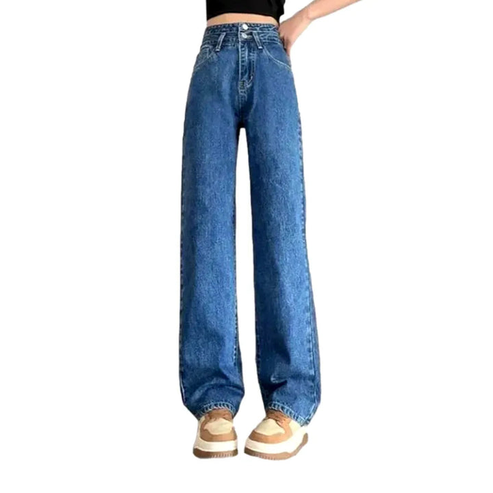 Street wide-leg jeans
 for women