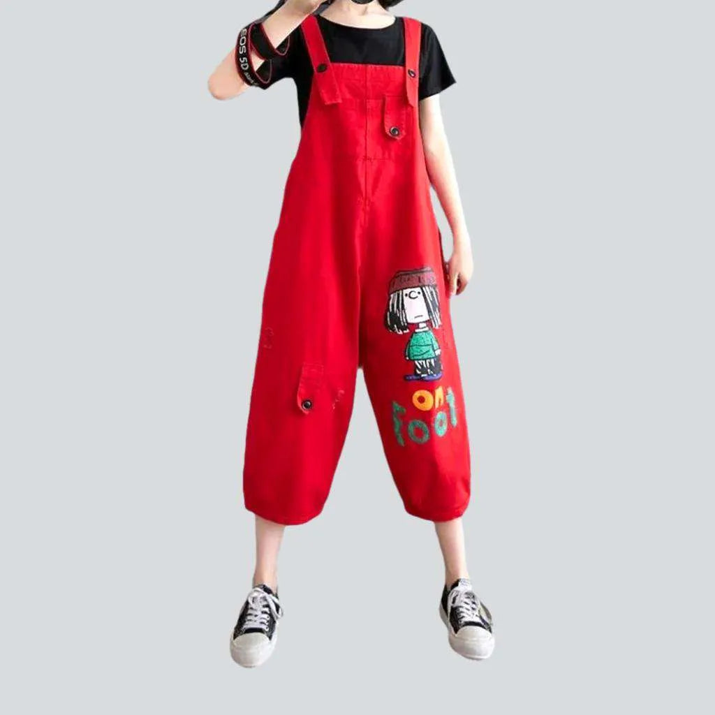 Stylish jean dungaree for ladies | Jeans4you.shop