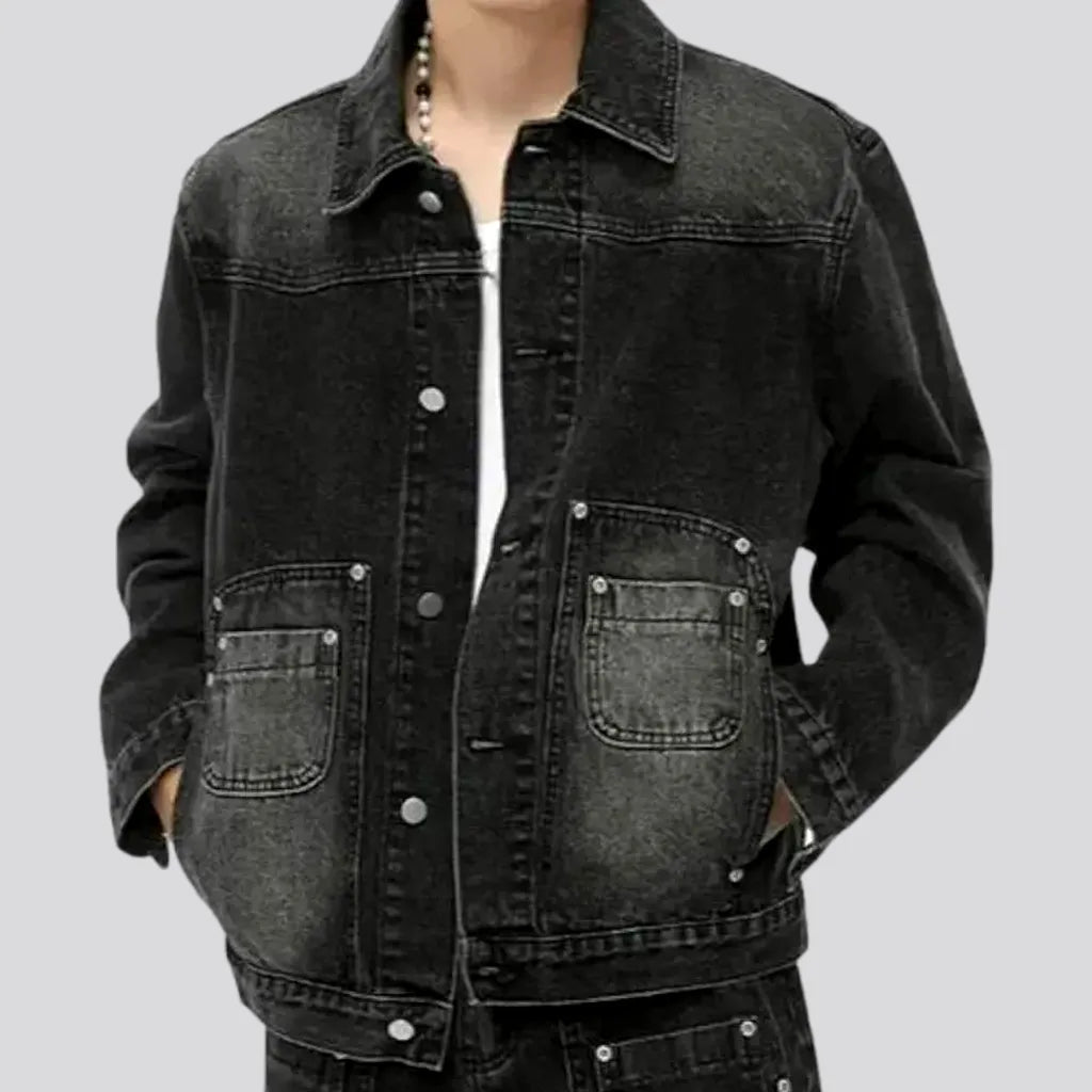 Stylish Vintage Men's Jeans Jacket | Jeans4you.shop